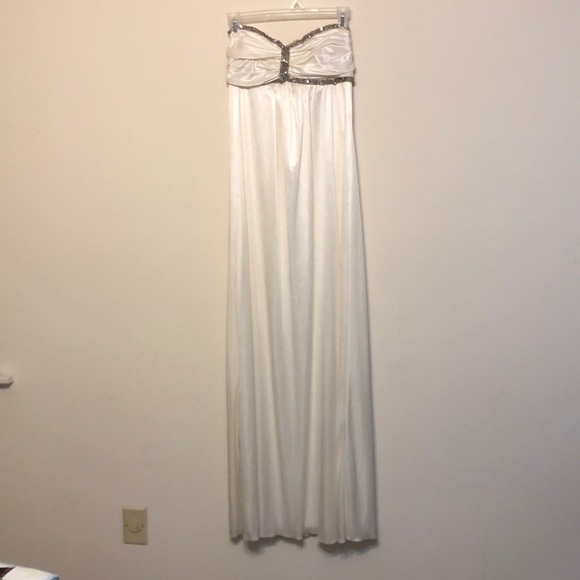White Prom Dress - Picture 1 of 3